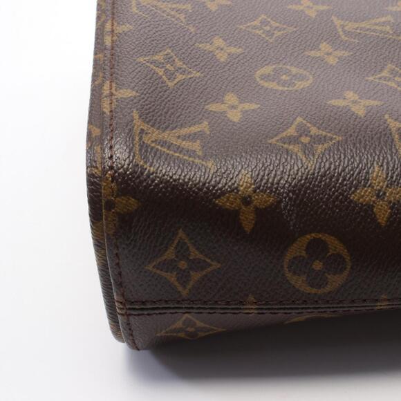 LOUIS VUITTON Authentic Brown Monogram Leather Bag - Picture 8 of 8
